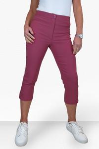 Узкие укороченные эластичные брюки Paulo Due, розовый