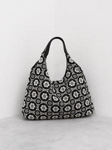 Cachecache / Эксклюзивная вышитая сумка-тоут с двумя ручками, доступная только в интернет-магазине.