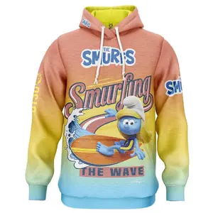 Худи Otso Smurfs Smurfing, разноцветный