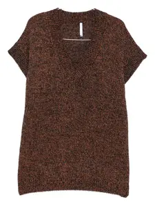 Футболка с V-образным вырезом Imperial, коричневый