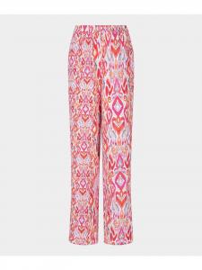 Тканевые брюки Esqualo Sommerhose mit Print, розовый