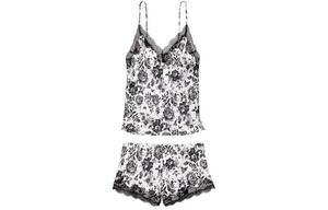 Женский пижамный комплект Victoria's Secret, цвет Black/White