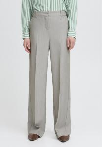 Брюки b.young BYDANTA WIDE LEG PANTS 2, Vetiver Melange/Mottled Light Grey