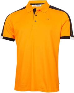 Мужская влагоотводящая экологичная рубашка-поло для гольфа Calvin Klein Miles, Orange