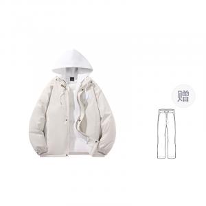 FIDO DIDO Унисекс пуховик, Apricot (Comes with Casual Pants)