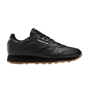 Кроссовки Reebok Classic Leather Big Kid, черный