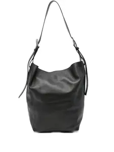 Кожаная сумка на плечо с застежкой-пряжкой P.A.R.O.S.H., черный