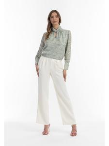 Faina Блузка серо-золотого цвета