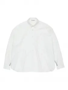 Рубашка с логотипом Acne Studios, белый