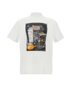 Футболка Thomas Struth из хлопкового джерси Junya Watanabe, белый