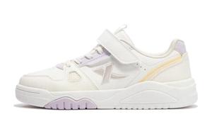 Детские кроссовки для скейтбординга GS Low-top белые/желтые Xtep, белый/желтый