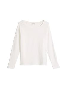 Marc O'Polo DENIM Футболка с длинным рукавом DfC свободного кроя, цвет «шелковистый белый»