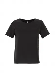 Футболка с контрастной текстурой Weekend Max Mara, черный