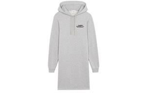 Женское серое платье с длинными рукавами Maison Kitsune, серый