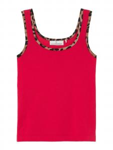 Lola Casademunt Топ красного цвета