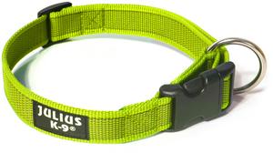 Нейлоновое колье Julius K9 с зеленым кольцом 27-42см х 20мм Julius K9, цвет зеленый
