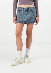 Юбка Hollister Co. MINI VENICE , Light Blue Denim/Light-Blue Denim