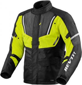 Текстильная мотоциклетная куртка Revit move h2o, Black/Yellow