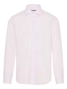 Полосатая рубашка Barba, розовый