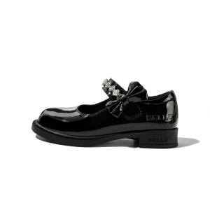 Детская кожаная обувь Детская BELLE, черный