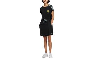 Футболка с коротким рукавом женская черная Adidas Neo