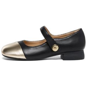 Туфли Мэри Джейн на массивном каблуке для женщин DAPHNE, Black