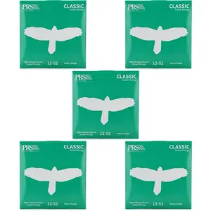 Электрогитарные струны PRS Classic - .012-.052, комплект из 5 тяжелых струн