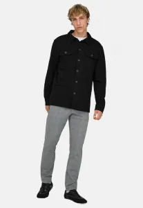 2 рубашки в упаковке Only & Sons, Schwarz Hellgrau