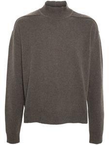 Rick Owens джемпер с высоким воротником, серый