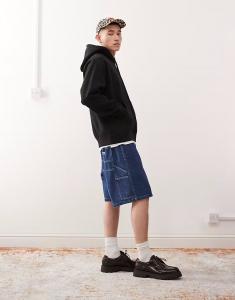 Короткие джинсовые шорты Obey easy цвета индиго