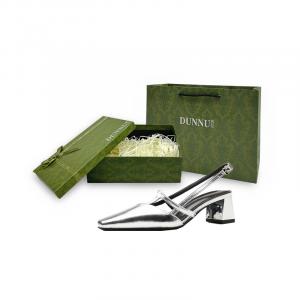 Dunnu Серебряные туфли на шпильке для женщин, цвет Silver