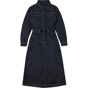 Женское платье с длинными рукавами темно-синее THE NORTH FACE