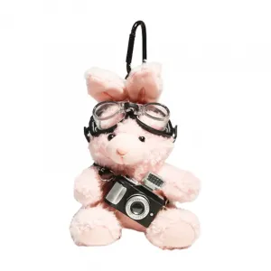 CANEXT Фотокамера плюшевый кулон маленькие розовые кролики 15см высота