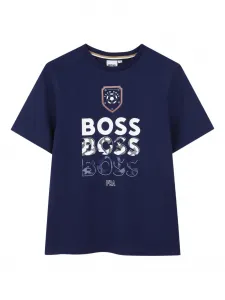 Футболка с логотипом Boss Kidswear, синий