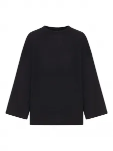 Шерстяной свитер Дарси KHAITE, черный