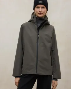 Женское пальто с капюшоном и боковыми карманами Ecoalf, зеленый