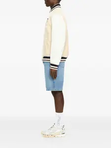 Варсити-куртка с логотипом-звездой Off-White, бежевый