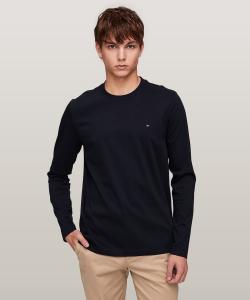 Футболка с длинным рукавом из трикотажа