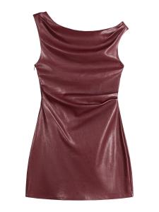 Мини платье Bershka, Wine red