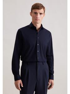 Seidensticker Обычная футболка темно-синего цвета