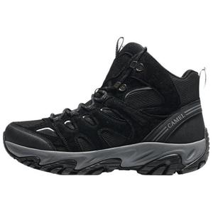 CAMEL Триумф износостойкие водонепроницаемые противоскользящие высокие походные ботинки мужские черные, цвет Black