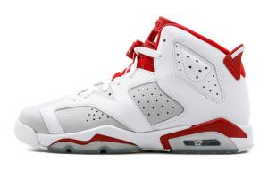 Кроссовки Jordan Air Jordan 6 Vintage Basketball Female, белый/красный