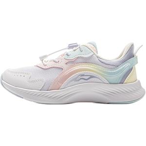 Коллекция Sports Life Детская повседневная обувь для дошкольников LINING YOUNG, белый/розовый/голубой