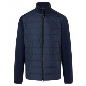Куртка-утеплитель Fire + Ice Banjan2 с молнией на четверть длины (мужская), Night Blue