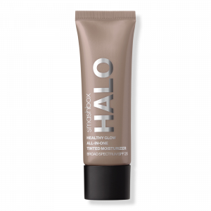 Увлажняющий тонирующий крем Mini Halo Healthy Glow с широким спектром защиты SPF 25 Smashbox, Medium Tan (medium-tan with a neutral undertone)