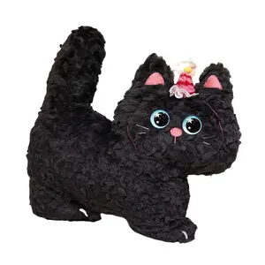 Плюшевая кукла Instagram Cookie Style Kitten высотой 42 см OLOEY, черный