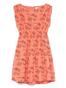 The Animals Observatory платье с графичным принтом, оранжевый