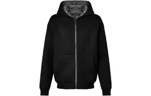 Реверсивная двусторонняя худи-блузон LOUIS VUITTON, черный