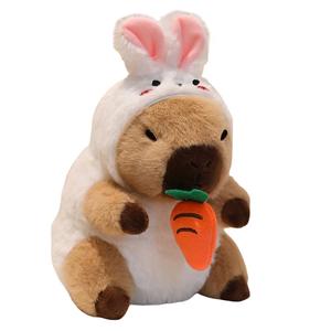 Плюшевая кукла капибара с тянущимся шнуром, 20 см Pissie