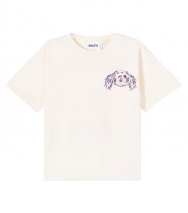 Футболка Riley из хлопкового джерси с принтом Molo, Buttercream